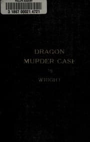 Tapa de The dragon murder case, a Philo Vance story