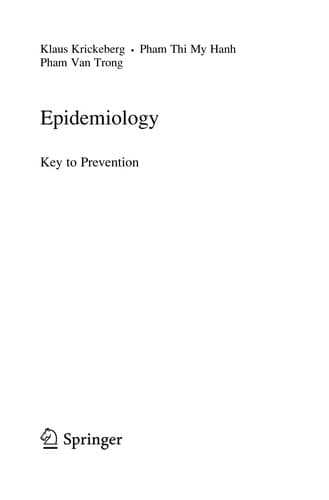 Tapa de Epidemiology