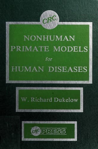 Tapa de Nonhuman primate models for human diseases