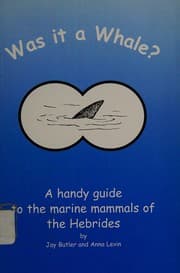 Tapa de Was it a whale?