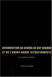 Tapa de Intro au cinema au guy debord