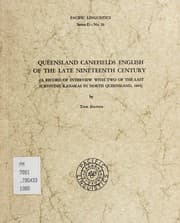 Tapa de Queensland Canefields English of the late nineteenth century
