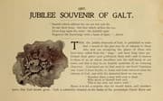 Tapa de Jubilee souvenir of Galt. 1897