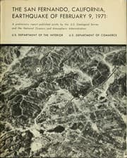 Tapa de The San Fernando, California, earthquake of February 9, 1971