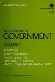 Tapa de Masterworks of government, volume 1