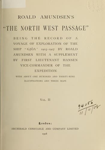Tapa de The North West Passage