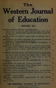 Tapa de The Western journal of education