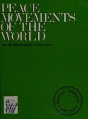 Tapa de Peace Movements of the World (Keesing's Reference Publications)