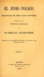 Tapa de El judío polaco