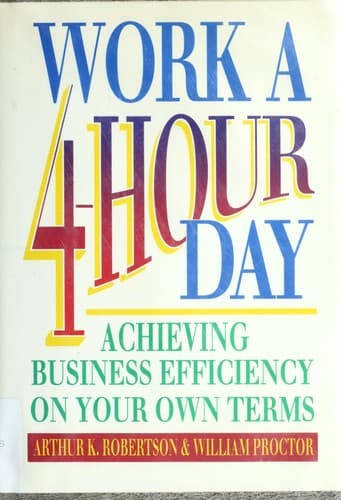 Tapa de Work  a four-hour day