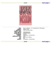 Tapa de Way to wisdom