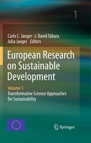 Tapa de European Research on Sustainable Development