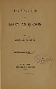 Tapa de The stage life of Mary Anderson