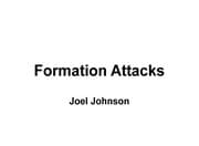Tapa de Formation attacks