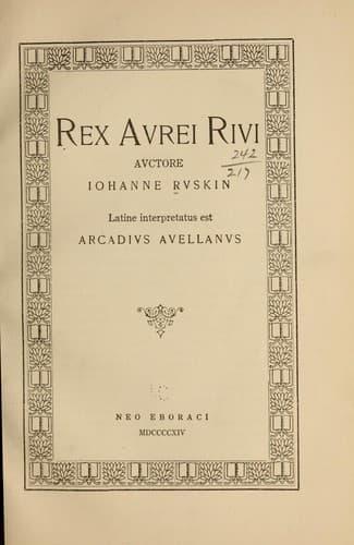 Tapa de Rex Avrei Rivi