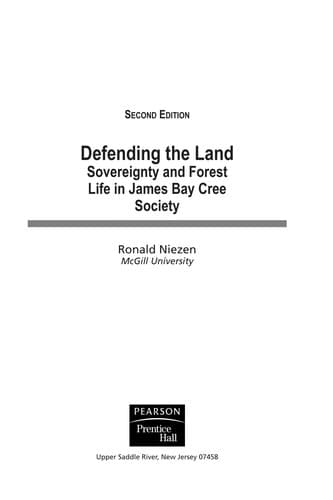 Tapa de Defending the land