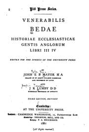 Tapa de Historiae ecclesiasticae gentis anglorum
