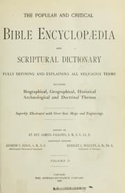 Tapa de The popular and critical Bible encyclopædia and scriptural dictionary