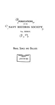 Tapa de Naval songs and ballads