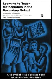 Tapa de Learning to teach mathematics in the secondary school