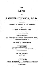 Tapa de The Life of Samuel Johnson, LL.D.: Including a Journal of His Tour to the Hebrides