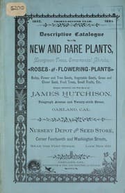 Tapa de Descriptive catalogue new and rare plants, evergreen trees, ornamental shrubs, roses and flowering plants
