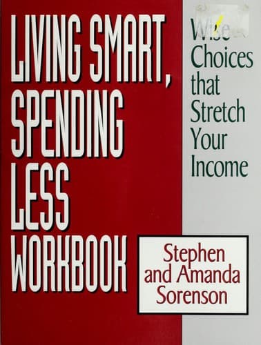 Tapa de Living smart, spending less workbook