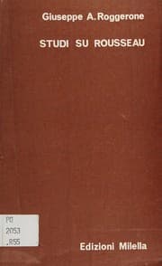 Tapa de Studi su Rousseau