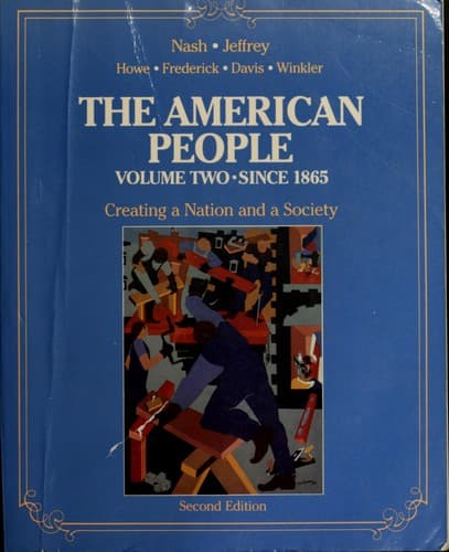 Tapa de The American people