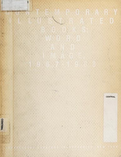 Tapa de Contemporary illustrated books