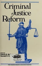 Tapa de Criminal justice reform