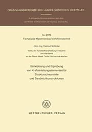 Tapa de Entwicklung und Erprobung von Krafteinleitungselementen für Strukturschaumteile und Sandwichkonstruktionen