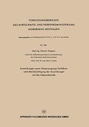 Tapa de Auswirkungen neuer Gaserzeugungs-Verfahren unter Berücksichtigung der Auswirkungen auf den Kokereibetrieb