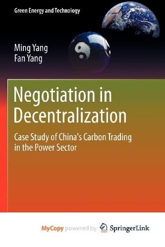 Tapa de Negotiation in Decentralization