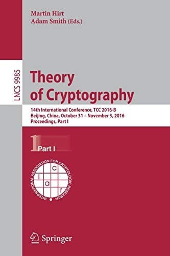 Tapa de Theory of Cryptography