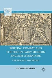 Tapa de Writing Combat and the Self in Early Modern English Literature