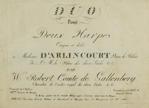 Tapa de Duo pour deux harpes