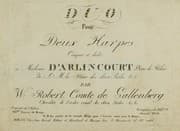 Tapa de Duo pour deux harpes