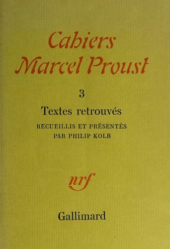 Tapa de Textes retrouvés.