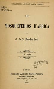 Tapa de Os mosqueteiros d'Africa