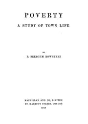 Tapa de Poverty, a study of town life