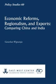 Tapa de Economic reforms, regionalism, and exports