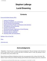Tapa de Lucid dreaming