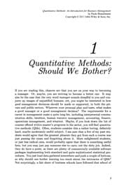 Tapa de Quantitative methods