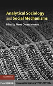 Tapa de Analytical sociology and social mechanisms