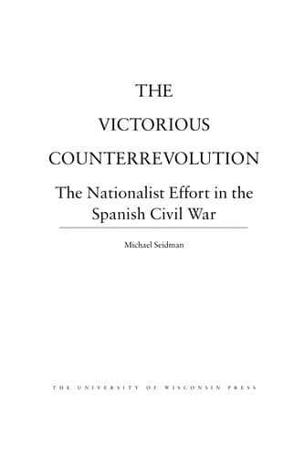 Tapa de The victorious counterrevolution