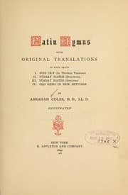 Tapa de Latin hymns with original translations