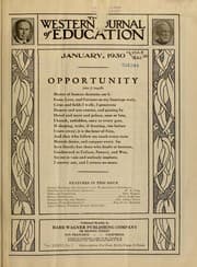 Tapa de The Western journal of education