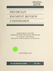 Tapa de Assignment and the participating physician program