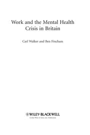 Tapa de Work and the mental health crisis in Britain